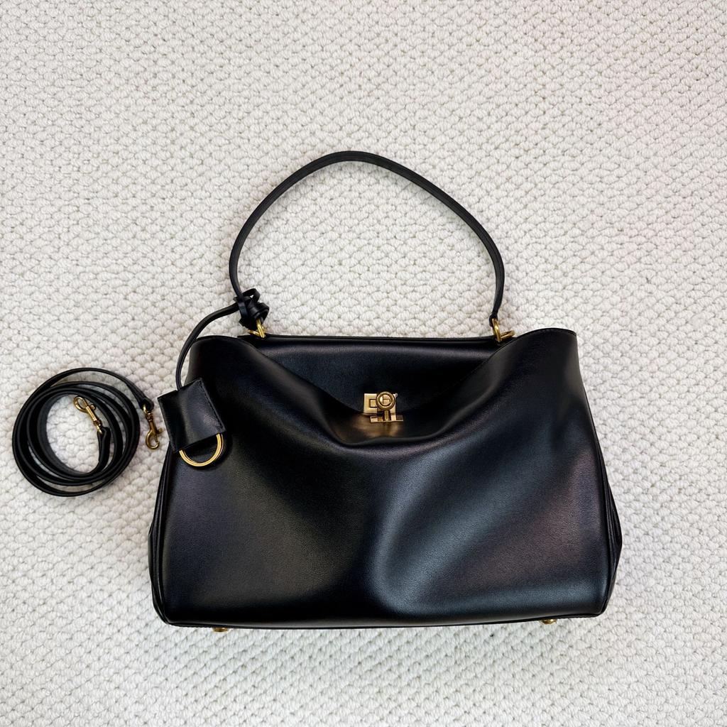 2025 New Style Real Leather Rodeo Bag Large Capacity Buckle Casual Messenger Single Shoulder Womens Bag