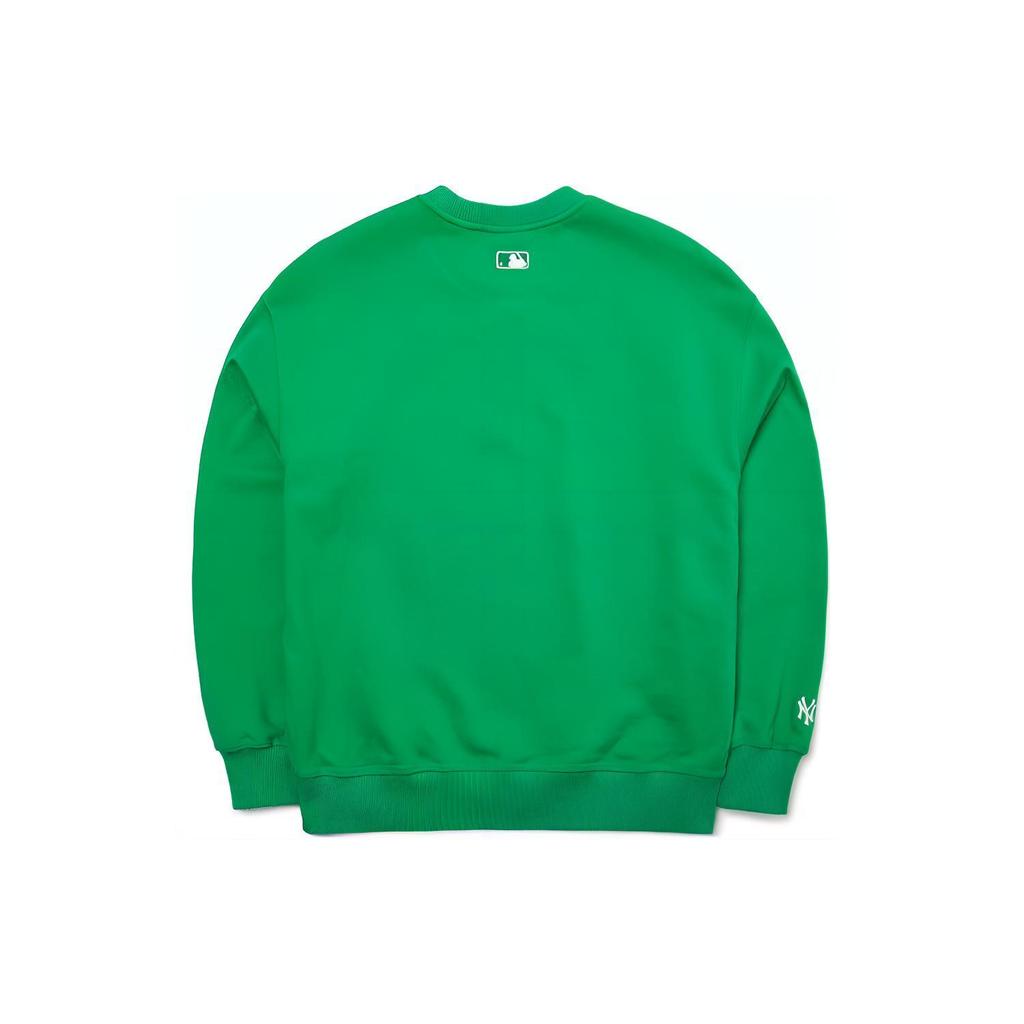 New MLB Base Logo Sweatshirt Unisex Green 3AMTB0521-50GNS