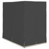 Double Sun Lounger Light Grey 205 X 129 X 200 Cm Poly Rattan