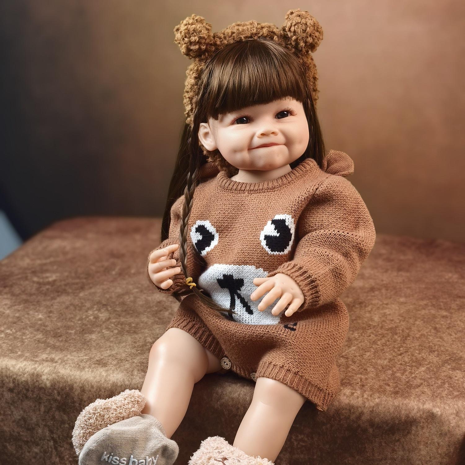 Кукла-реборн KEIUMI Cartoon Bear Baby Girl — фото 5