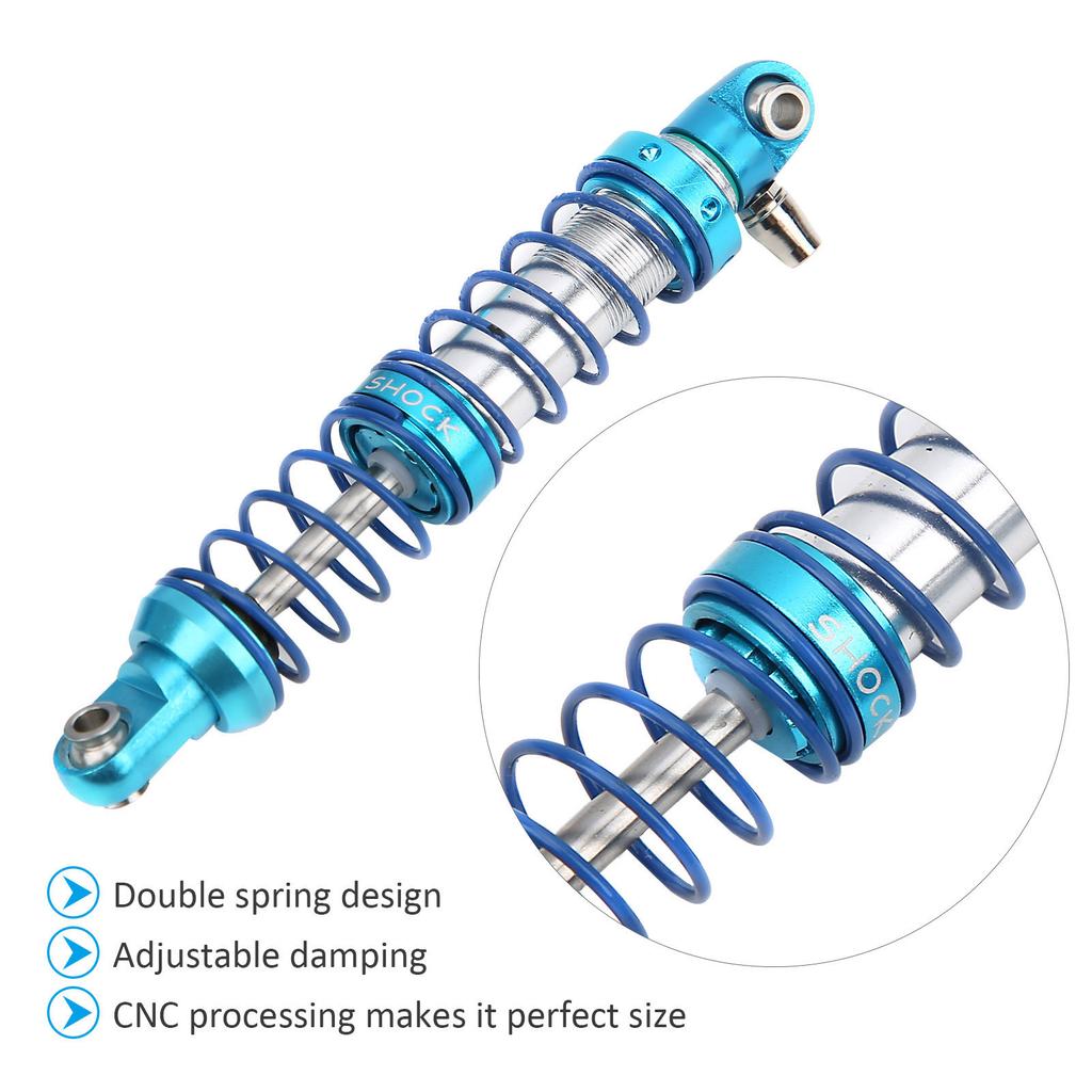 2pcs Negative Pressure Metal Shock Damper Replacement Accessory Fit for 1/10 RC Crawler