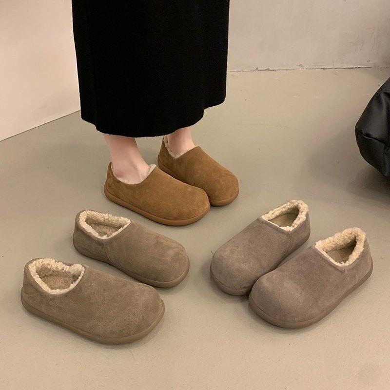 Baotou Style Slippers, Best-selling Lazy Shoes, Anti-slip Cotton Shoes