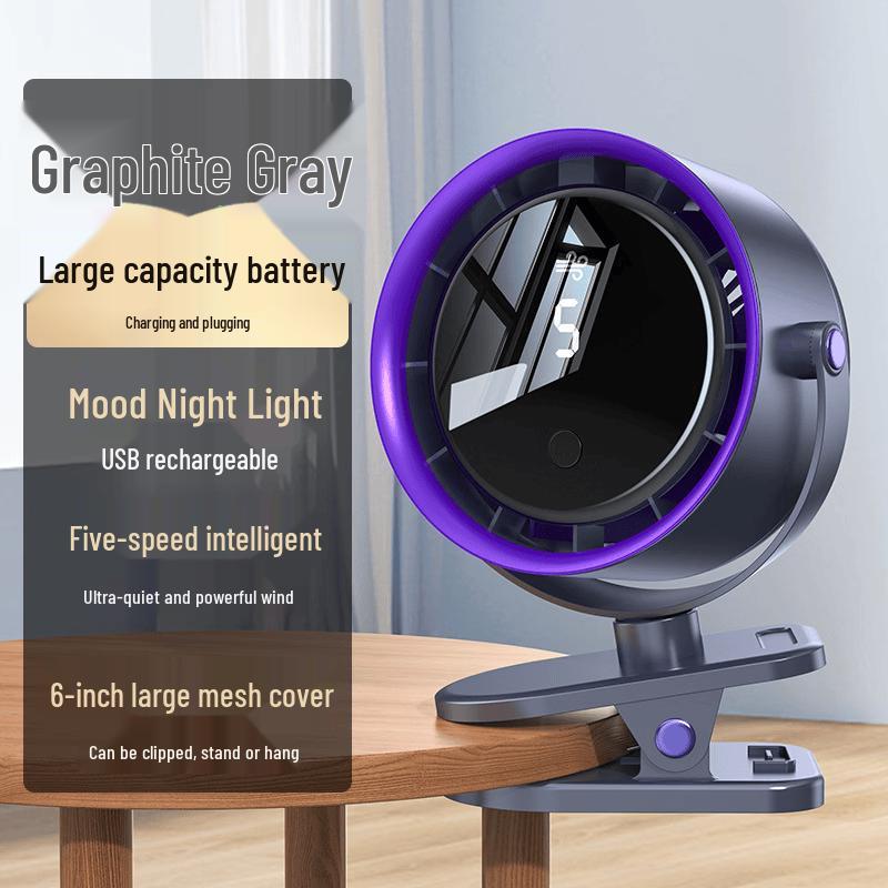 Yabuka Portable USB Clip-on Desk Fan