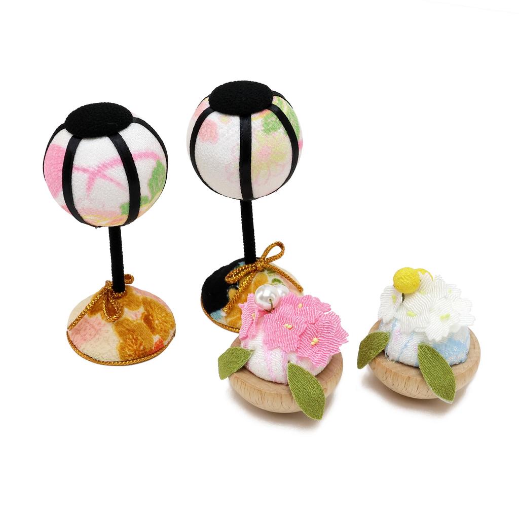 Osaka Choseido Hina Compact Mini Doll Ceramic Mai Sakura Hina Prince and Princess Decoration Set Dolls, Dolls, Festival,