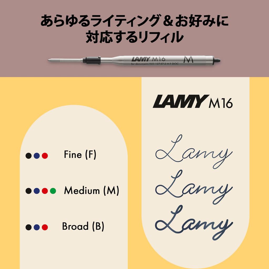 LAMY Safari Red Ballpoint Pen Ergonomic Medium Line Width Comfortable for Long Writing Times Made from Durable ASA Plastic Includes LAMY M 16 Refill -