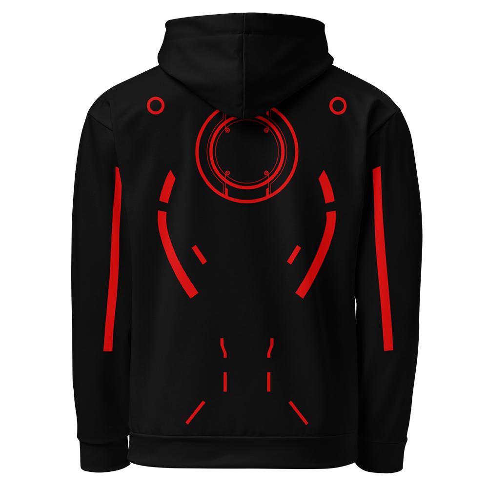 TRON Ares Cosplay Halloween Hoodies Long Sleeve Fashion Fleece Sweatshirts NIN Nine Inch Nails Band Print Pullovers Unisex
