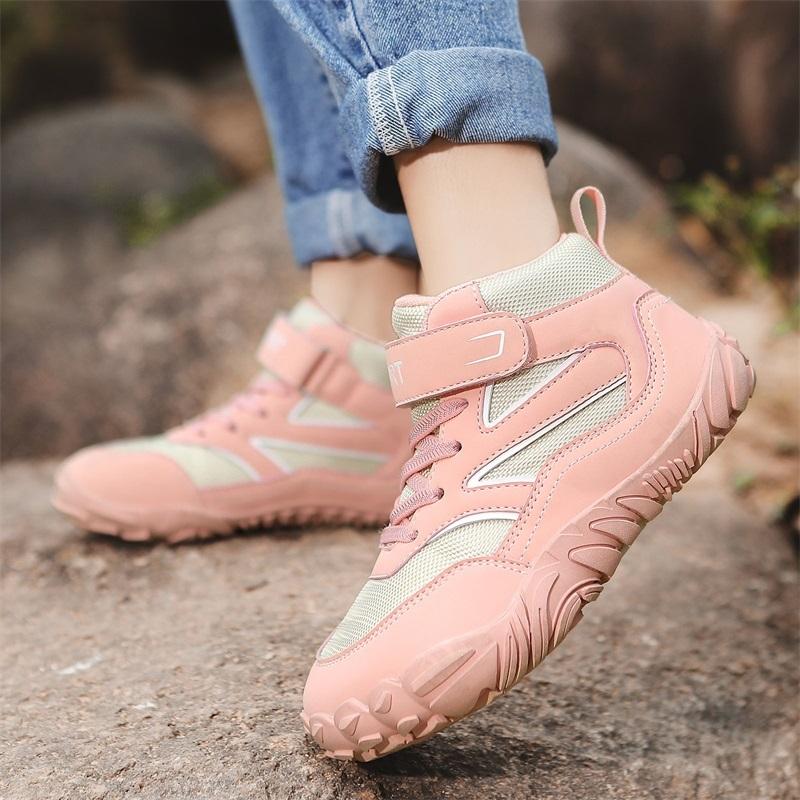 Children Hiking Shoes Outdoor Sports Kid-Parent Sneakers Waterproof Anti-Skid Casual Sneakers Boys Girls Walking Shoes