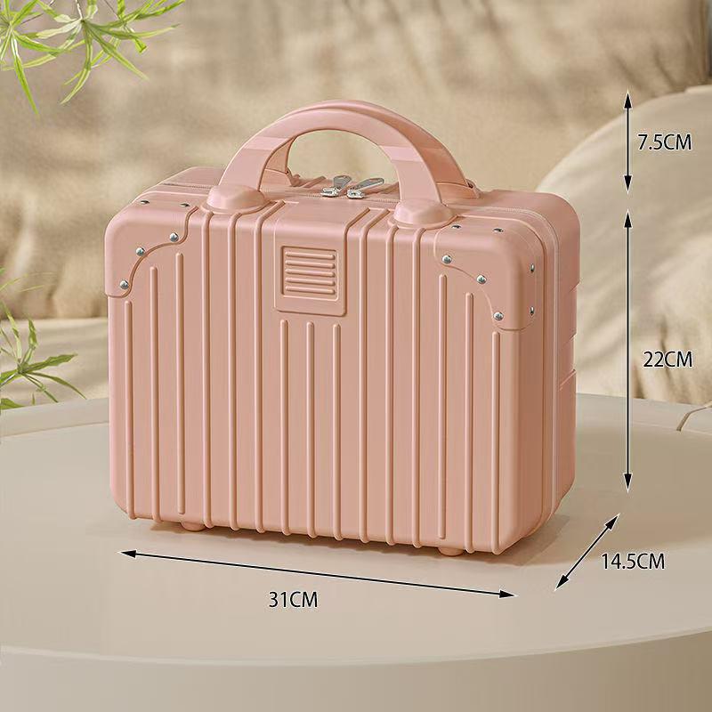 14" Women's Travel Makeup & Souvenir Box with Wheels