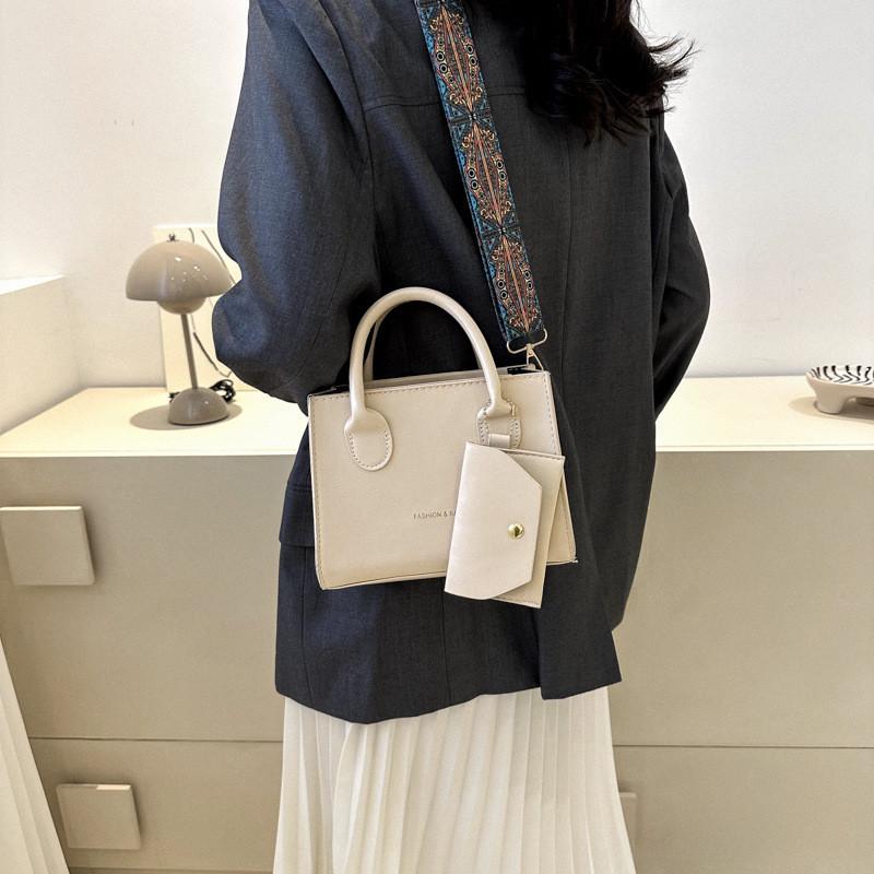 Stylish Minimalist Pu Crossbody Bag For Women Trendy Square Shape Handbag