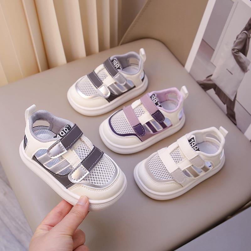 Baby Sports Sandals Comfortable Kids Beach Shoes Anti-Slip Soft Sole Trendy 2025 Summer New Boys Girls Casual Shoes Hook&loop