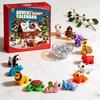 Animal Christmas Advent Calendar With Mini Articulated Toys For Stress Relief And Gift Giving