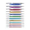 12Pairs Aluminum Alloy Tunisian Crochet Hook with Cable 3.0mm-10mm Interchangeable Circular Knitting Needle for Knitting