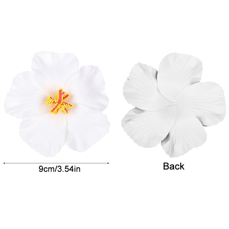 5/10 Stück 9CM Hawaiianische Blumen Sommer Strand Geburtstagsfeier Dekoration Hochzeitsgeschenk Künstliche Blumen Mädchen DIY Haaraccessoires