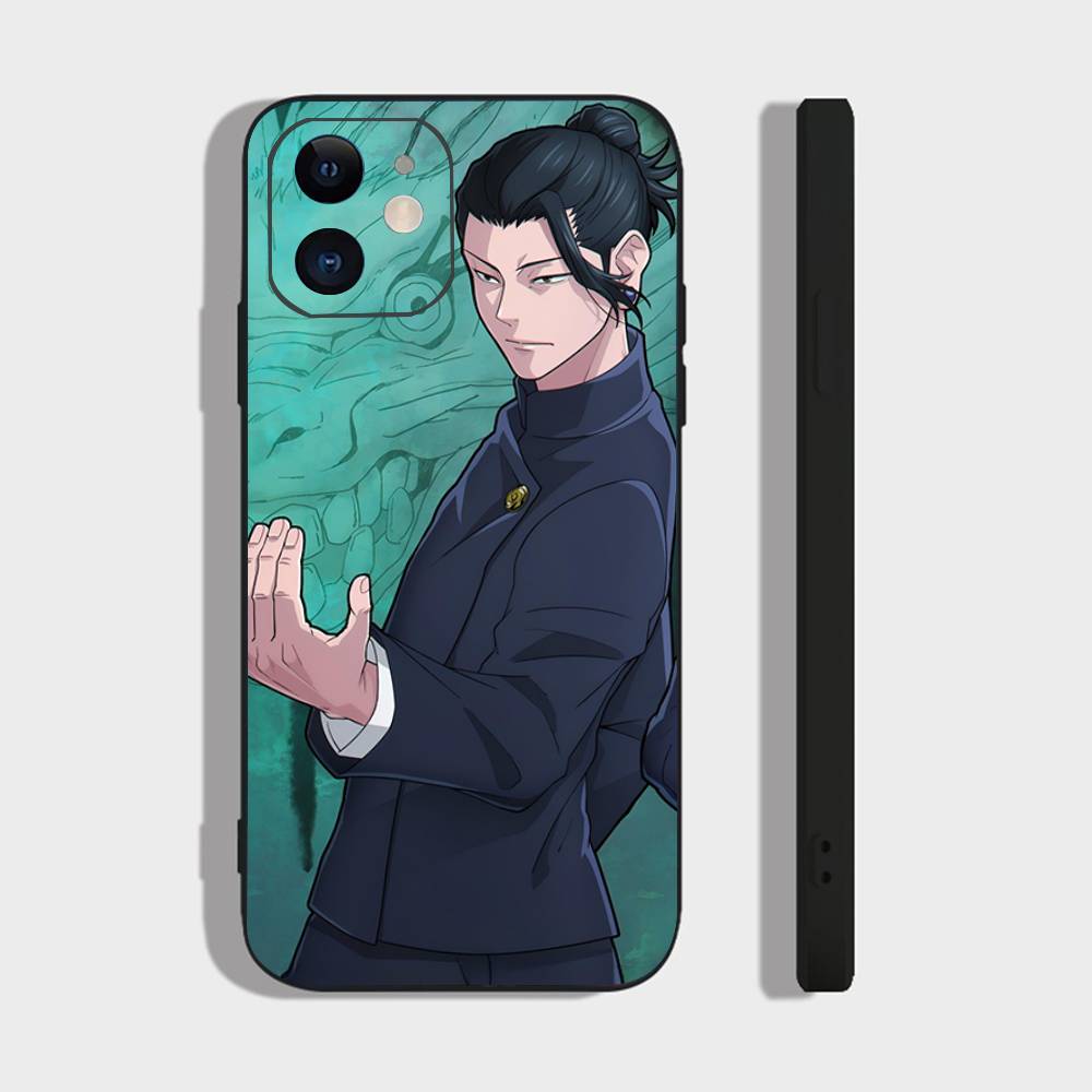 Jujutsu Kaisen Geto Suguru Phone Case For IPhone 17 Air 16 15 14 13 Pro Max 11 12 Black Silicone Cover