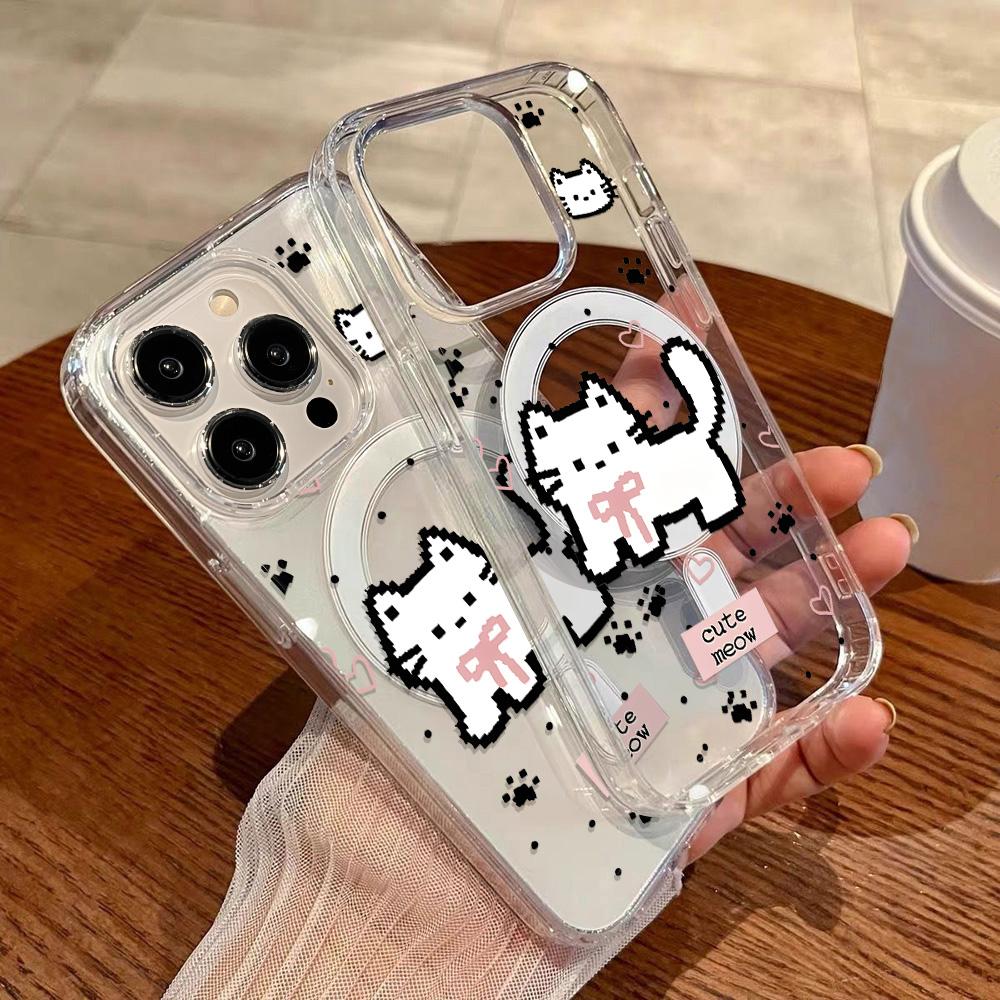 Husă Magnetică pentru Telefon pentru iPhone 12 14 16 17 Pro 17 16 15 14 13 12 Pro Max 12 13 14 15 16 Husă de Înaltă Calitate Rezistentă la Șocuri Protecție Completă Stil Drăguț