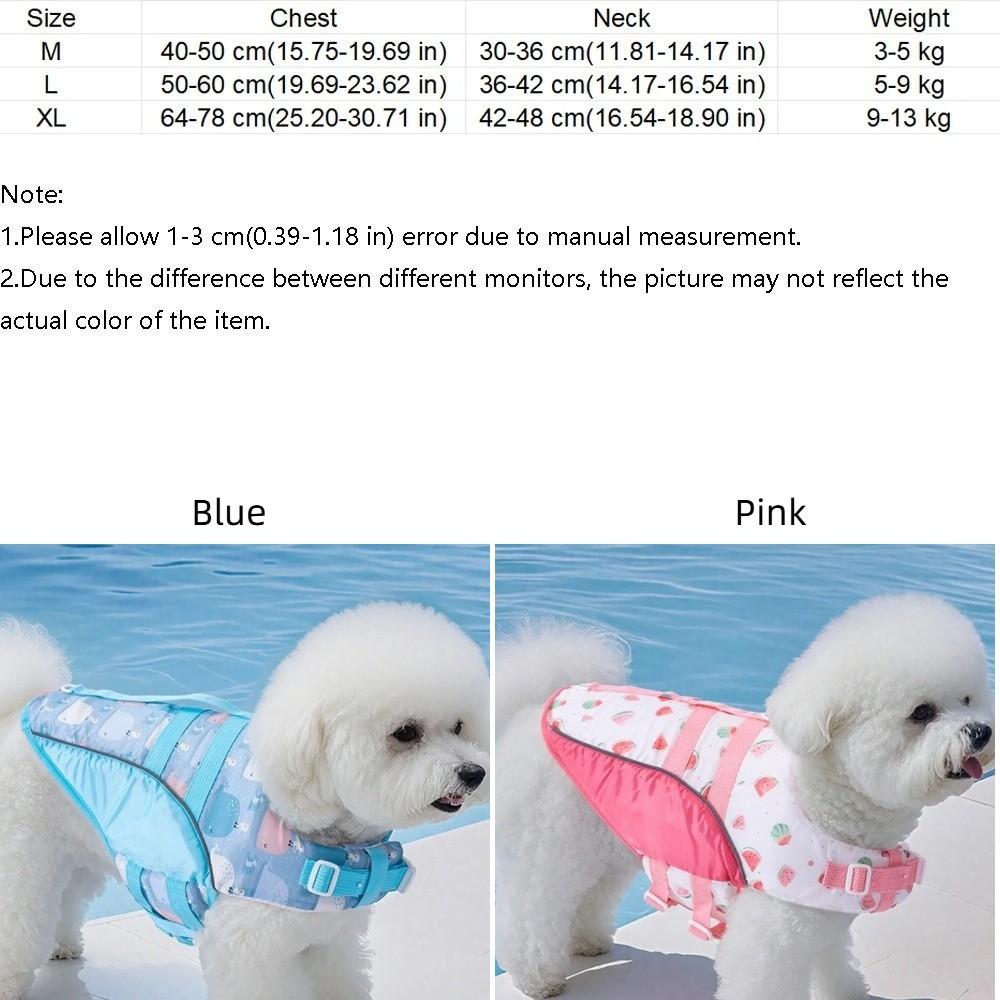 Secure Fit Dog Life Jacket Adjustable High Flotation Life Vest Dog Swim Suit Small Medium Dogs