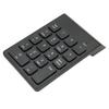2.4G Wireless Numeric Keypad Chocolate Keys Plug and Play 18 Keys Number Numpad for Bank Accountant