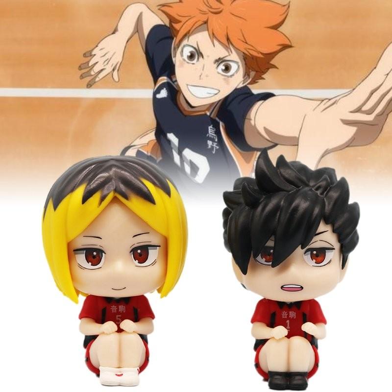 Adorable Pvc Volleyball Anime Figure Of Lk Black Tail Iron And Lk Gnawing Claw For Collectors