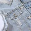Womens Denim Vest Casual Sleeveless Jacket Plus Size Trendy Versatile Waistcoat