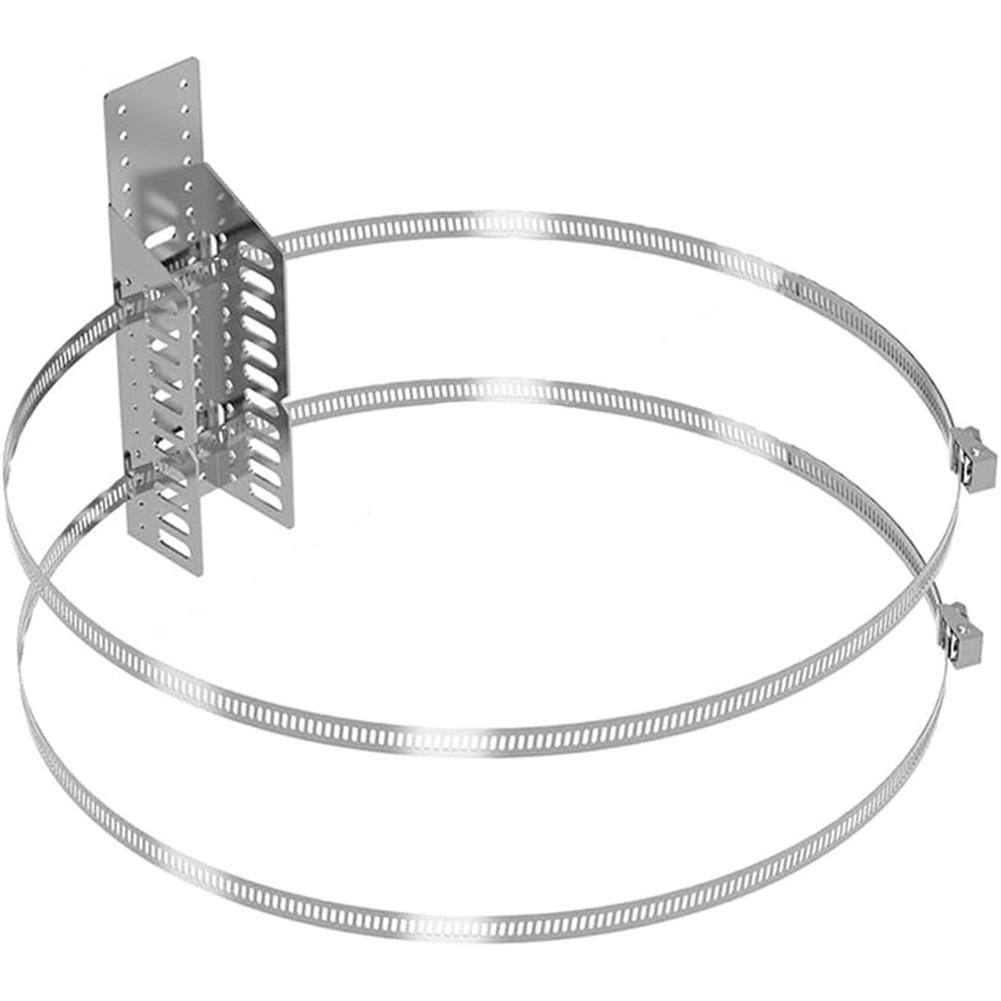 Кронштейн для расширительного бака водонагревателя с 2 амортизирующими полосами для настенного монтажа, поддерживающий цилиндрические расширительные баки China Mainland