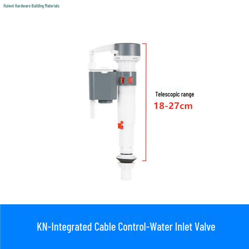 Vintage Large-Caliber Side-Mounted Dual-Flush Valve Set for Energy-Efficient Toilets