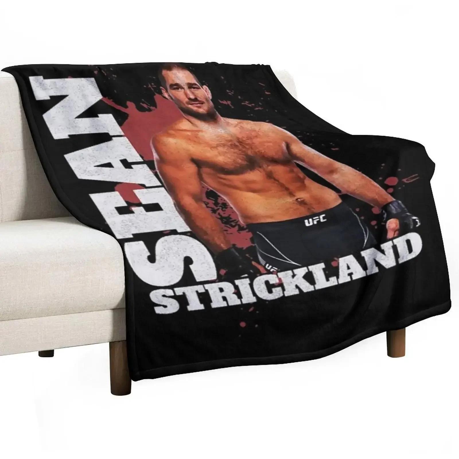 sean strickland Fighter Throw Blanket Decorative Throw Luxury Thicken Luxury Brand bed plaid Blankets 75x90cm