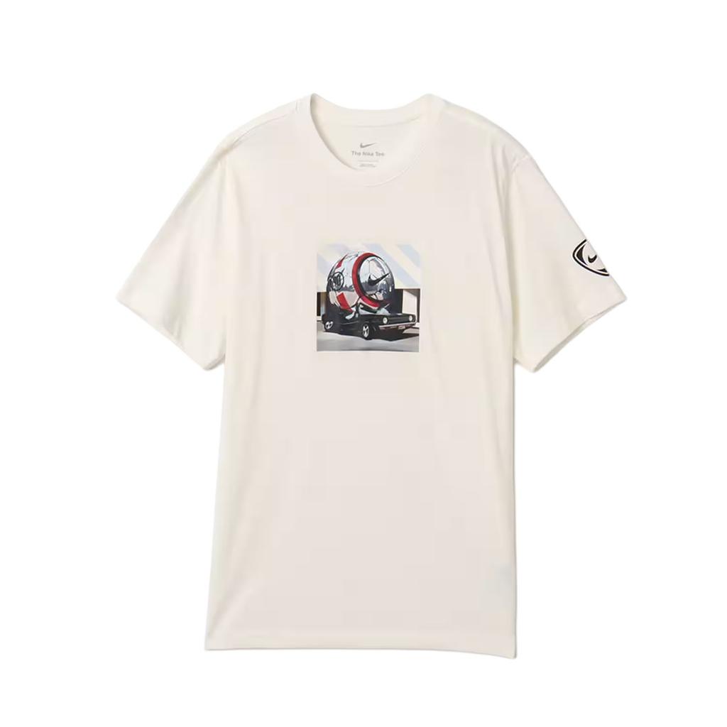 Nike Total 90 SS25 Sail Comfortable Round Neck Versatile Short Sleeve T-Shirt Unisex Tops HV1710-133