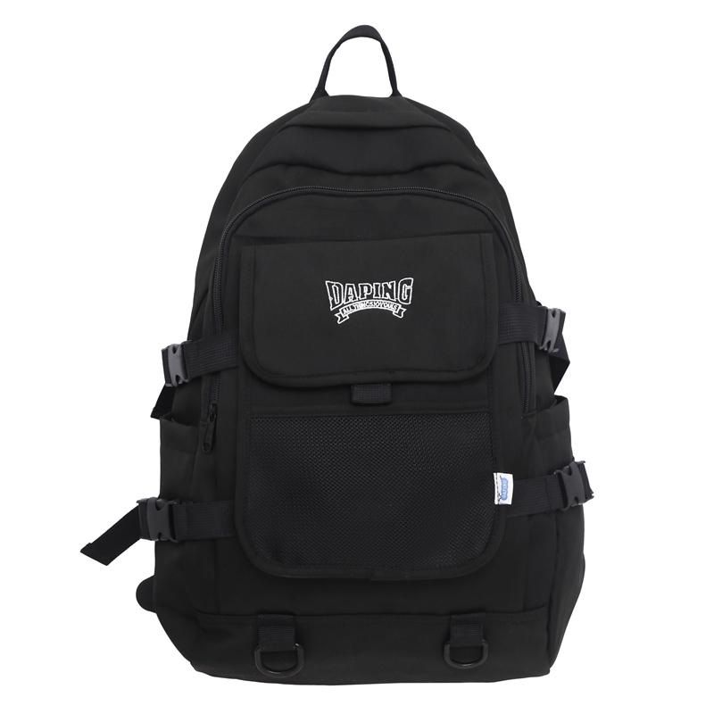 Студенческий однотонный школьный рюкзак женский дорожный рюкзак младших школьников — фото 20