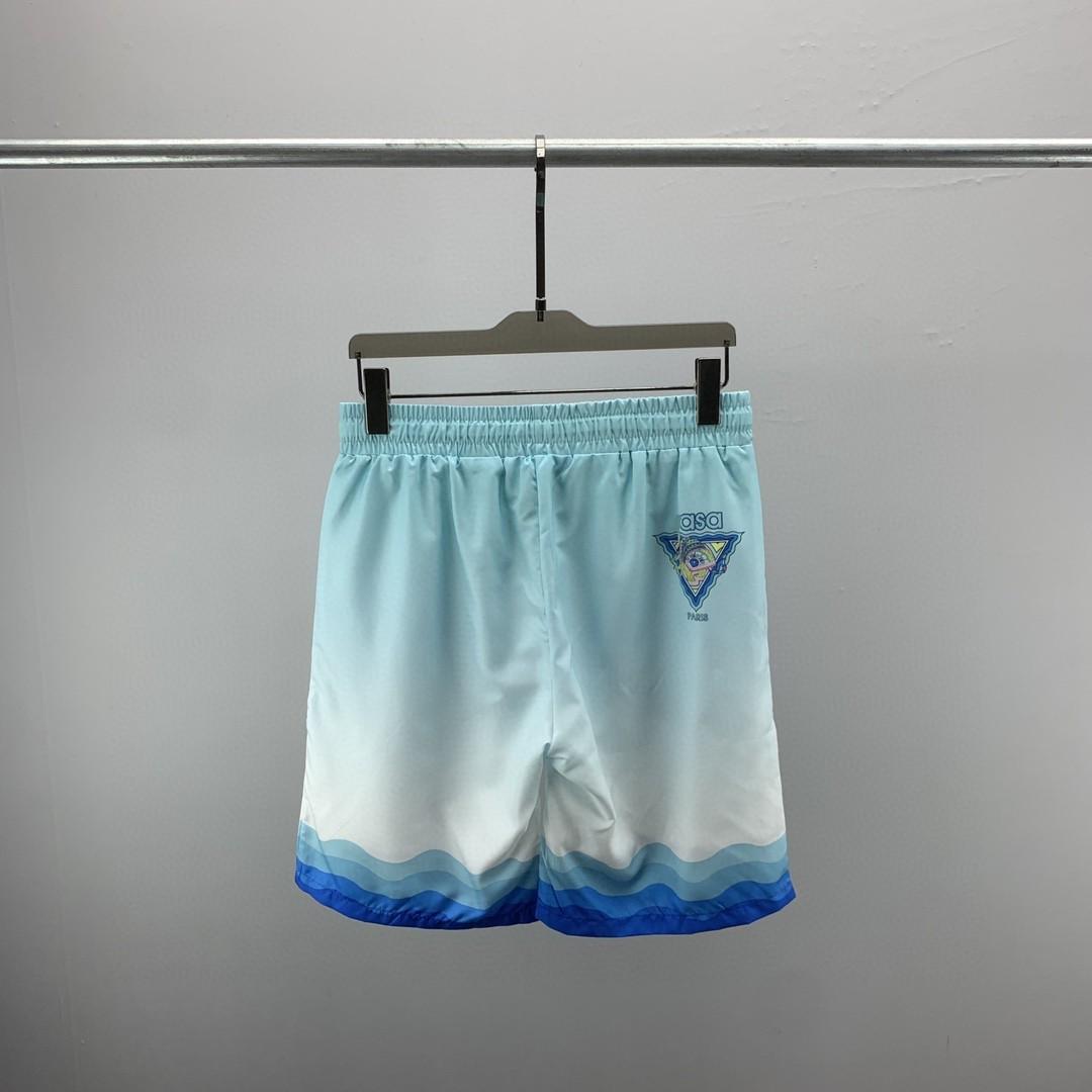 

Мужской летний повседневный комплект из рубашки с коротким рукавом и шорт с сетчатой подкладкой и красочным принтом 2023 г. XL