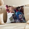 Arcane Season  Jinx Graffiti Pillow Cushion Cover Pillowcase Living Room Sofa Home Decor Customized