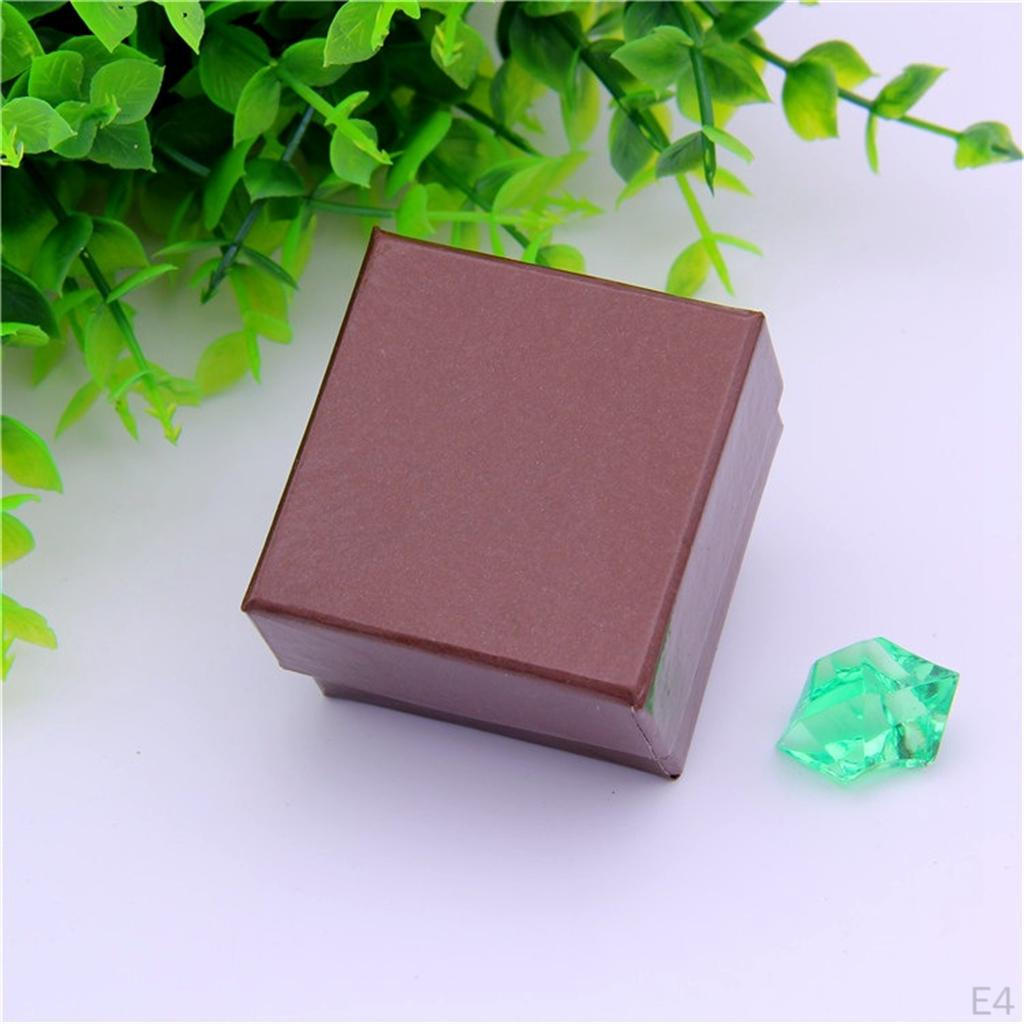 24 Piece Jewelry Boxes 5 Cardboard Box 5x5x3.