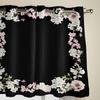Flower Retro Plant Window Curtains for Living Room Luxury Bedroom Curtain Kitchen Blinds Drapes Curtains