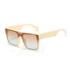 New In Vintage Sunglasses For Women Lens Embedded Fashionable High-End Gradient Purple Square Glasses Sun Glasses Women
