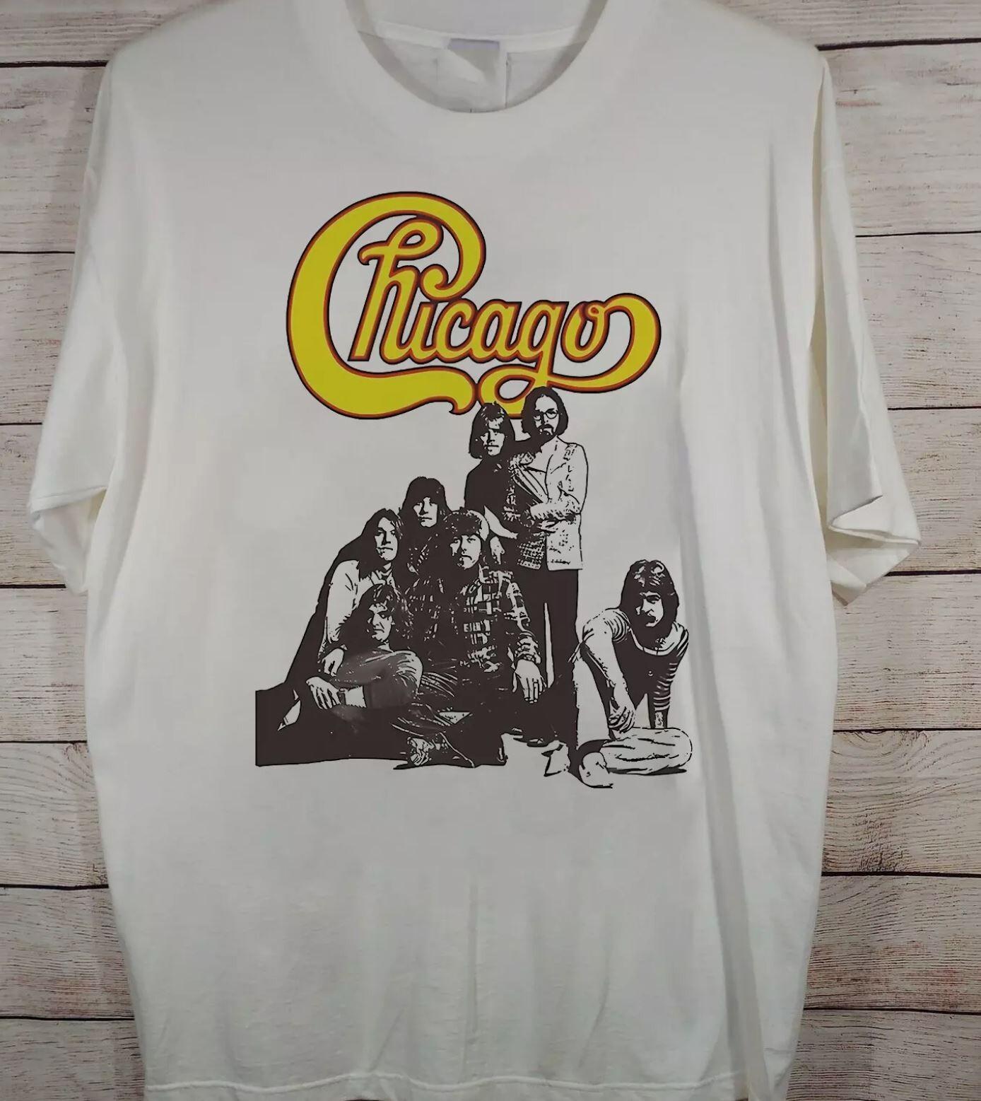 

26 Chicago Band Gift For Fan Tour 2024 T Shirt Full Size S-5XL Unisex T-Shirt XL