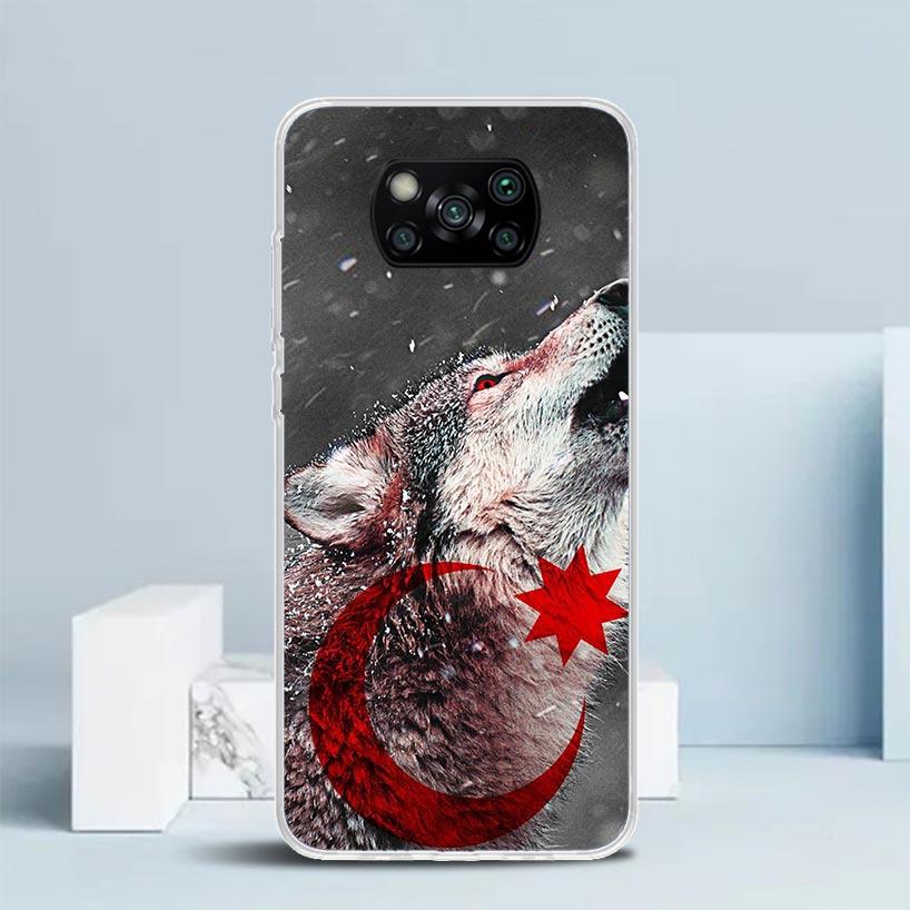 Turkey Turkish Flag Phone Case For Xiaomi Poco F7 Ultra X5 X6 X7 Pro M7 Redmi 15C 15 13C 13 12C 12 10C 10 10A 9 9C 9A 9T Cover P