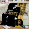 Scarface 3D Classics Movie Tony HD Blanket,Soft Throw Blanket for Home Bedroom Bed Sofa Picnic Travel Office Cover Blanket Kids