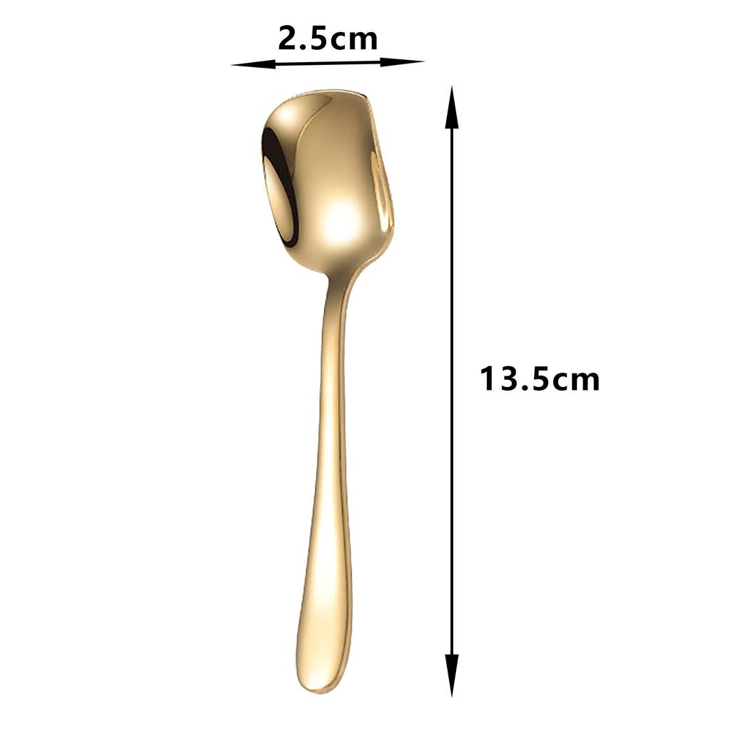 Satın alın Household Highgrade Frosted Stainless Steel Multifunction Dessert Spoon Joom