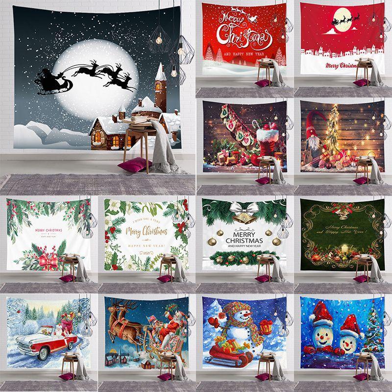 High Quality Christmas Tapestry Wall Hanging Cloth With Vibrant Colors For Xmas Decor