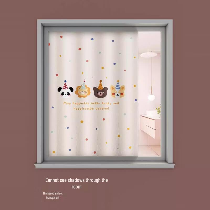 Handun Puppy Party Thick Waterproof Shower Curtain