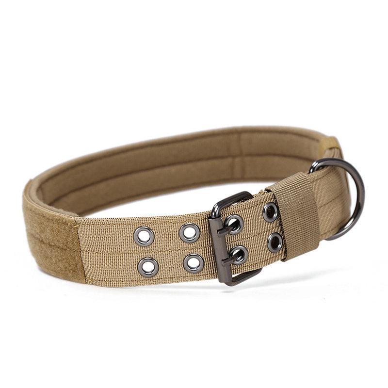 Nylon Wear-Resistant Adjustable Dog Collar for Medium To Large Dogs - Tactical Outdoor Training Collar