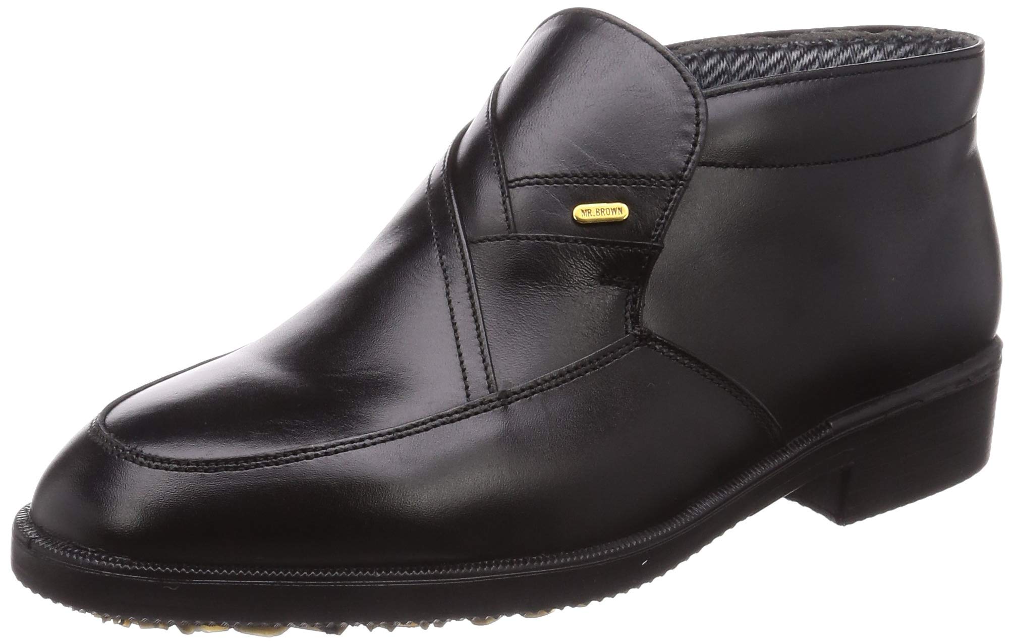 

Moonstar Натуральная кожа Бизнес Сделано в размере 4E MB5969N-A Мужские водоотталкивающие туфли-слипоны, Япония, Черный, 26.5 см, чёрный