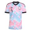 adidas Coppa del Mondo 2026 Squadra Nazionale del Belgio Kevin De Bruyne 7 Trasferta Asciugatura Rapida Manica Corta Scollo a V Maglia da Calcio Versione Fan Uomo jersey JM8386-7
