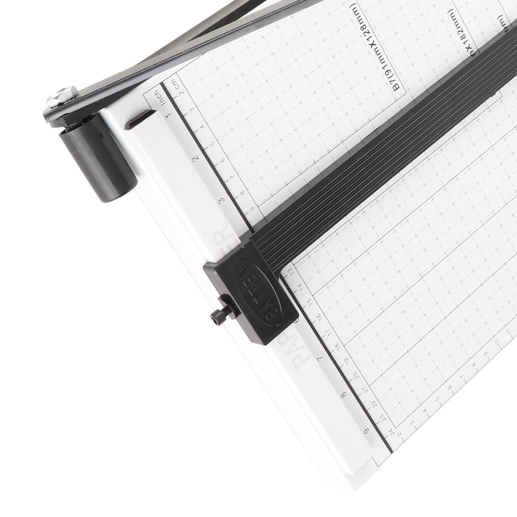 Manual Paper Cutter Steel Trimmer Desktop A4 Photos Paper Cutting Machine for School Office Factory
