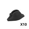 MOC Armes Médiévales Accessoire Briques Soldat Figurine Chapeau de Cow-boy Fusil de Chasse Arbalète Lance Armure Casque Masque Brique Jouet