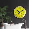 Compacts Sution Cup Adhesive Small Wall Clock Accurate Movement Anti Fog Design Bathroom Clock For Home Dorm Workshop