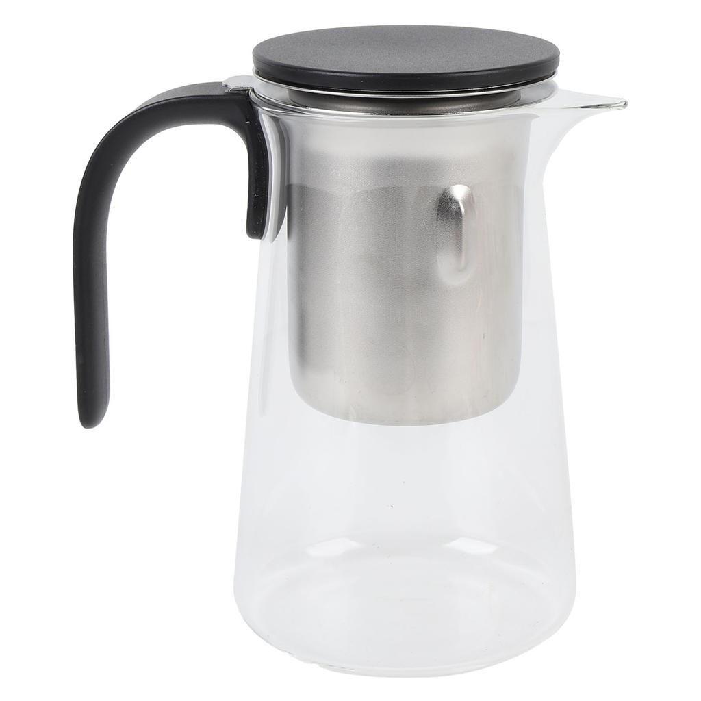 Glass Teapot Creative Magnetic Press Control Water Separation Tea Pot for Blooming Tea