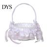 Flower Basket Decorative Eye-catching Romantic Bridal Handheld Girl Wedding Supplies Petals