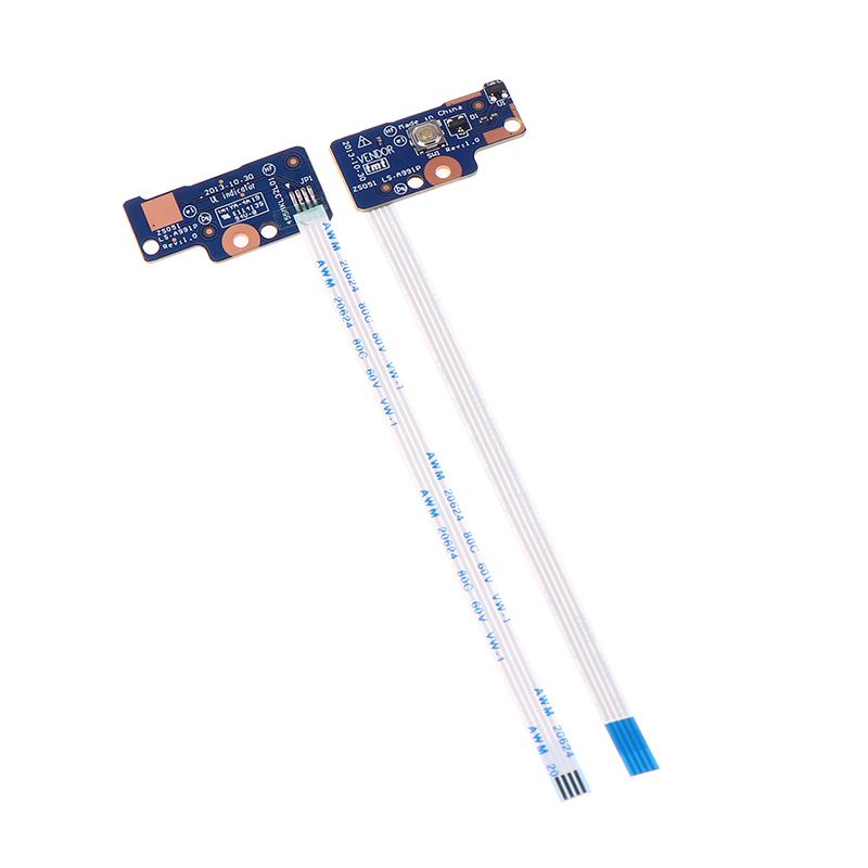 1/2Pcs Original Laptop Repair On/Off Switch For Hp 15-R 15-G 15-H 250 G3 15-R221Tx Power Button Board With Flex Ribbon Cable