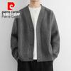 Cardigan in maglia con scollo a V da uomo