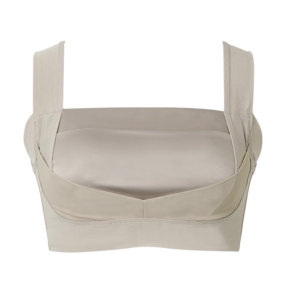 

New comfortable yet bra M [Bradelis York] Non-wired bra, bust-enhancing 24, beige,